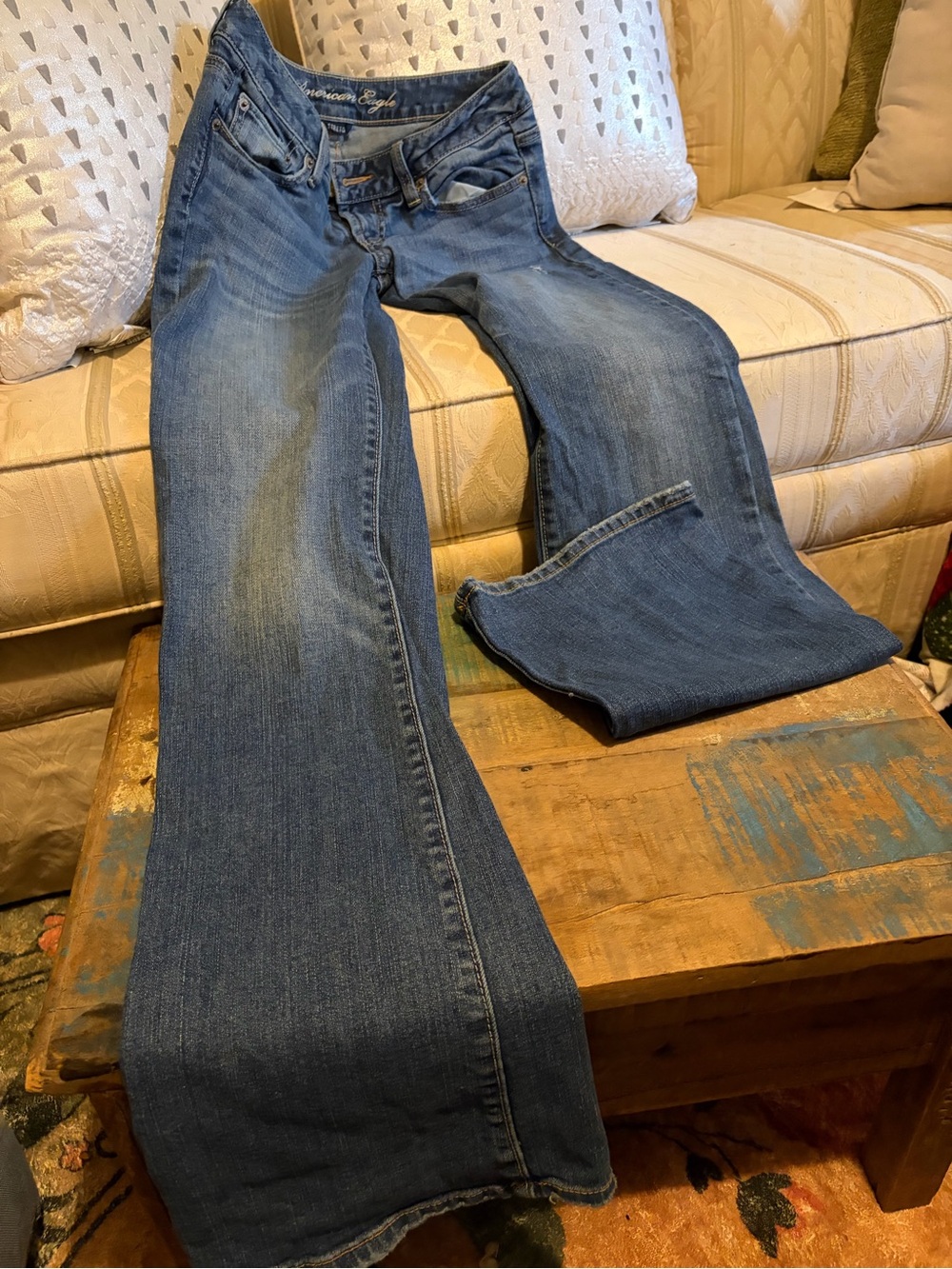 American Eagle Outfitters Blue Boyfriend Jeans